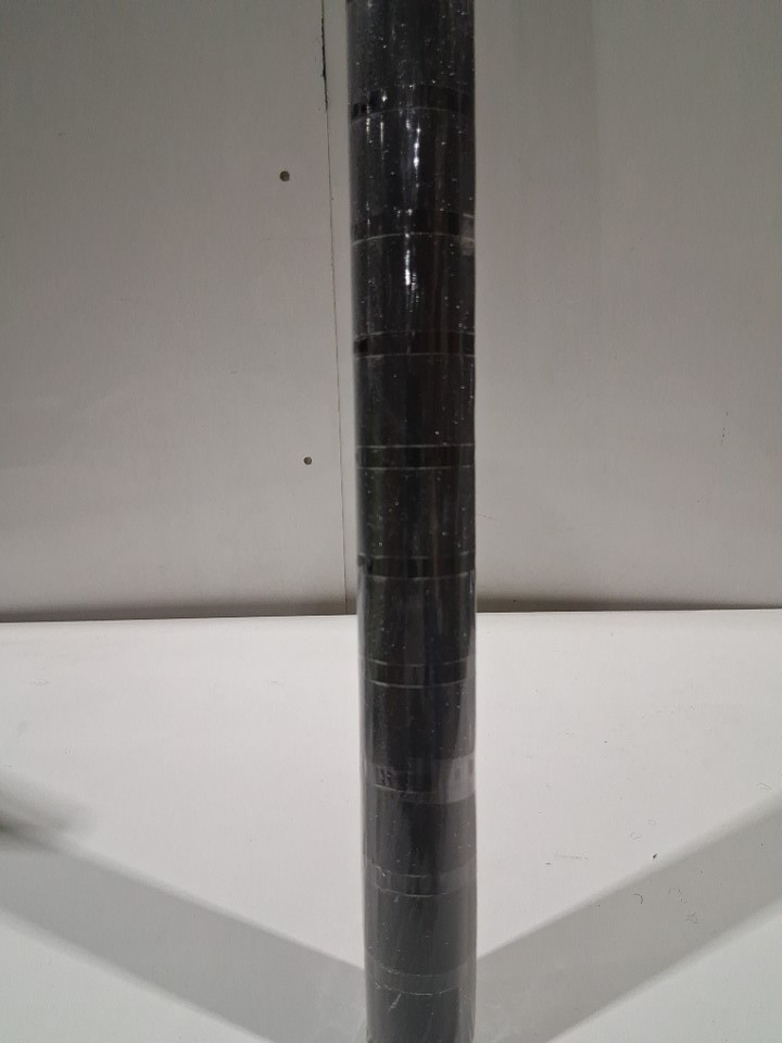 Coavas Blackout NON-ADHESIVE Privacy Window Film - 35.5" x 78.7" - Black Striped - (Model: S08H) image 3