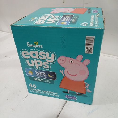 46PK PAMPERS EASY UPS Training Underwear - 5T/6T - PEPPA PIG image 2