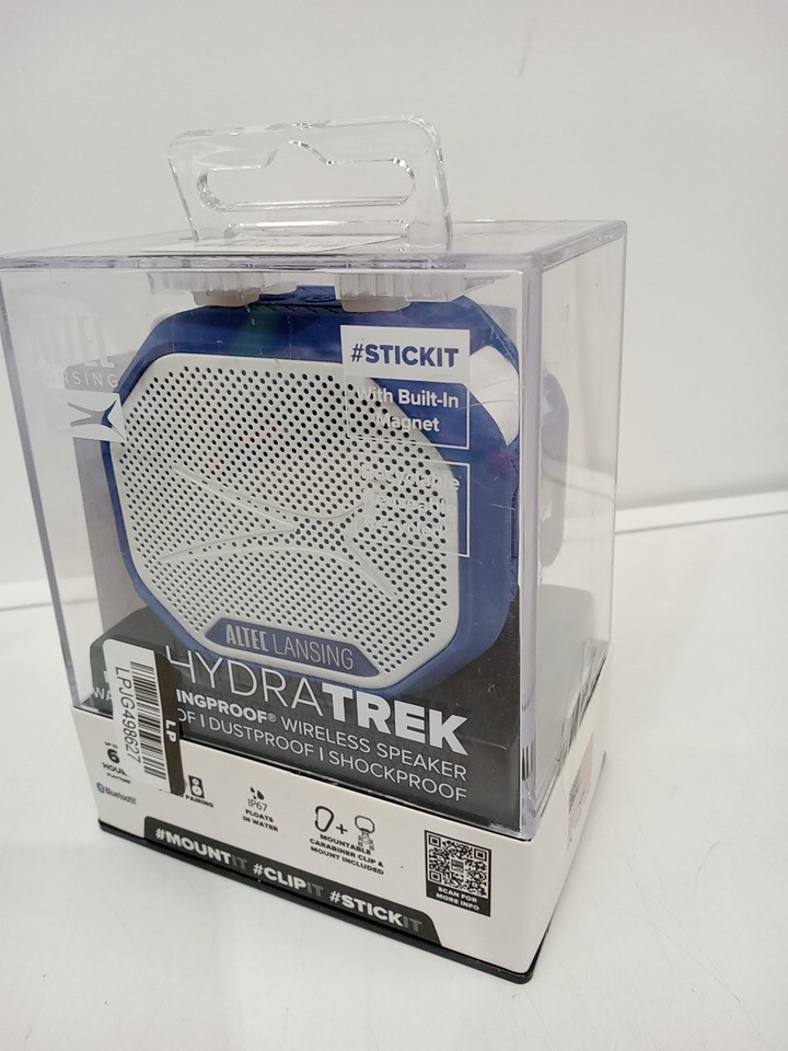 Altec Lansing HYDRATREK Magnetic Waterproof Bluetooth Speaker - ip67 waterproof - Blue (MODEL: IMW1012-PERIWT) image 2