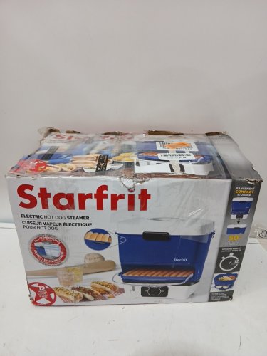 STARFRIT ELECTRIC HOT-DOG STEAMER - holds 12 hotdogs - blue (model: 024730) image 2