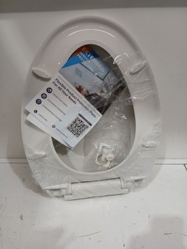 GARVEE Elongated Soft Close Toilet Seat Cover / Lid - 17" - white (Model: PHO-0R8LA399) image 4