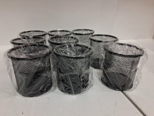 9PK Steel Pencil Holder - black image 4