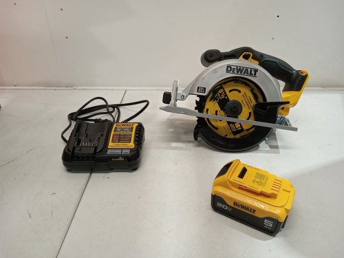 DEWALT 20V MAX* 6-1/2" Circular Saw Kit, with 5.0-Ah battery and charger (model: DCS391P1) image 4