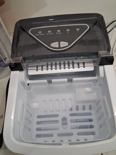 FRIGIDAIRE COMPACT ELECTRIC ICE MAKER - MAKES 26LBS/DAY - STAINLESS STEEL (MODEL: EFIC123-SS) image 5