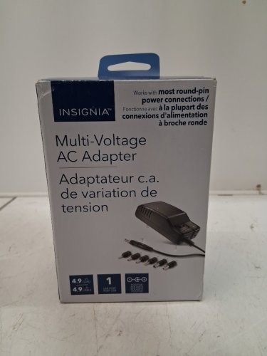 insignia multi-voltage ac power adapter - 3-12v - black (model: image 4