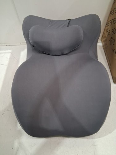 Multi-Functional ergonomic foam bed rest pillow - 23" x 15" x 10" - grey image 3