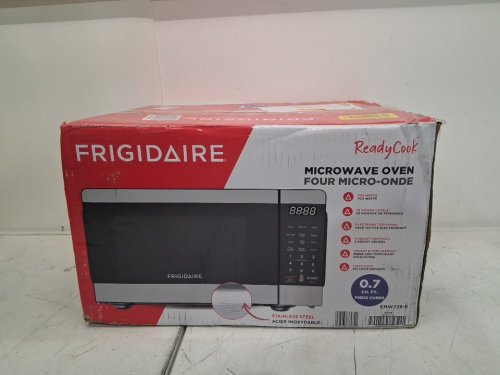 FRIGIDAIRE Stainless Steel Microwave Oven- 0.7cu.ft - black/silver  (model:EMW729 -b) image 2