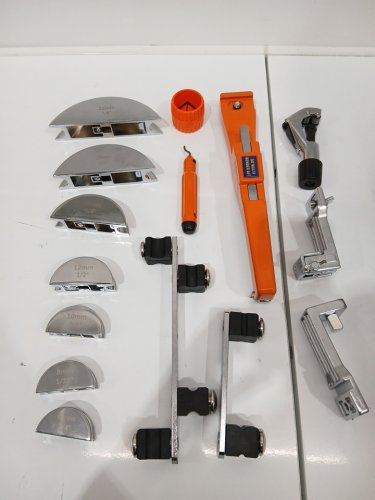 8PC Pipe Bender with Reverse Bending - 1/4"-7/8" Bending Range (model: CT-999RF) image 6