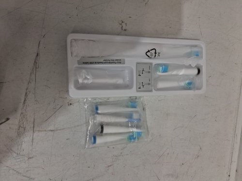 teetheory rotating electric toothbrush with 8 brush heads - black - (model: GE199) image 3