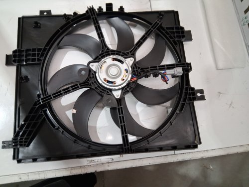 apremium engine cooling fan for various nissan models - black (model:621-555c) image 3