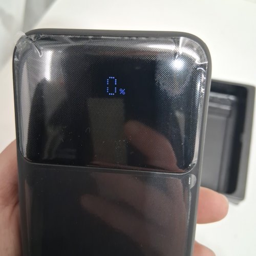 SAIKATI Portable Power Bank Charger with 2 Built-in Output Cables - 40000mah - 22.5w charging - black (MODEL:k110) image 5