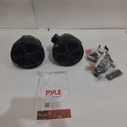 2pk pyle waterproof off road buetooth speakers - amplified vehicle speaker system for ATV, UTV, 4X4, JEEP - 1000W - 5.25" (MODEL: PLUTV51bk) image 3