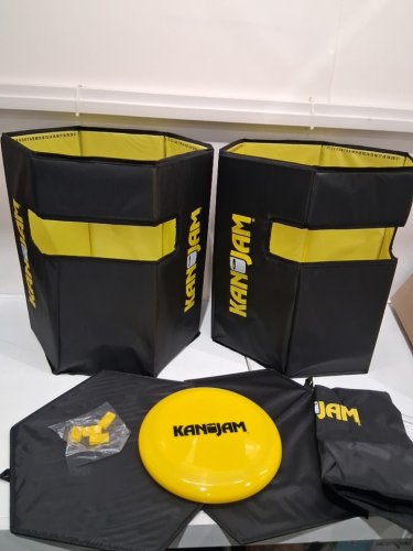 KANJAM Foldable Travel Disc THROWING GAME - BLACK/YELLOW /classic (MODEL:1-1-18369-KJ019) image 3