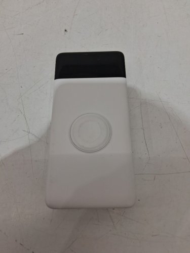 Fast Charging Portable Charging bank with 3 built in cables - Compatible with Apple and Android devices - White (Model: HX100N9) image 2