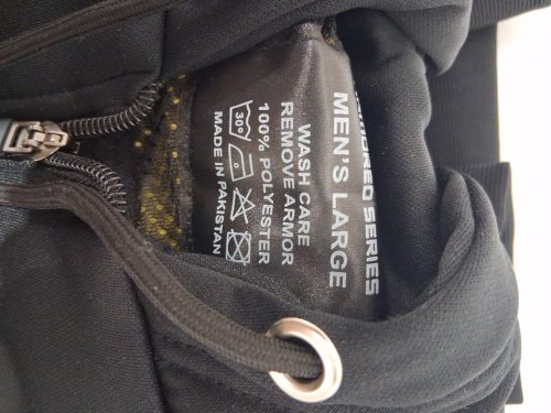 men's raven moto lacuna full zip armored hoodie - large - black (Style : RV01-LAC) image 3