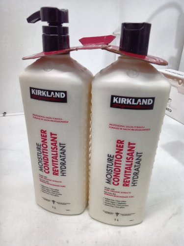 2pk KIRKLAND PROFESSIONAL SALON FORMULA MOISTURE CONDITIONER - 1L EACH image 2