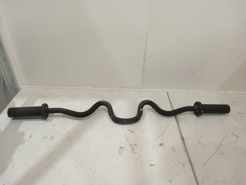 synergee super ez alloy steel curl bar - 45.5" - 20lbs bar weight - black (model: 810032232979) image 4