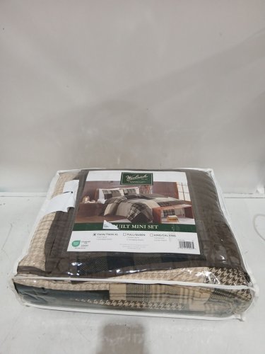3pc Woolrich Winter Hills Quilt Mini Set - 2 SHAMs AND 1 QUILT - TWIN - WINTER HILLS image 2