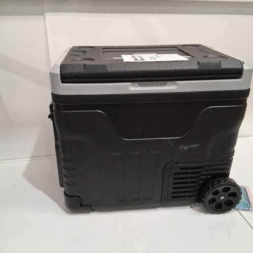 EUHOMY Dual Zone Portable Car Fridge Freezer  LED Digital Display and built-in wheels and handles - 50l  - 100v - Black / Grey (Model:CF003-50BL-CAEH) image 10
