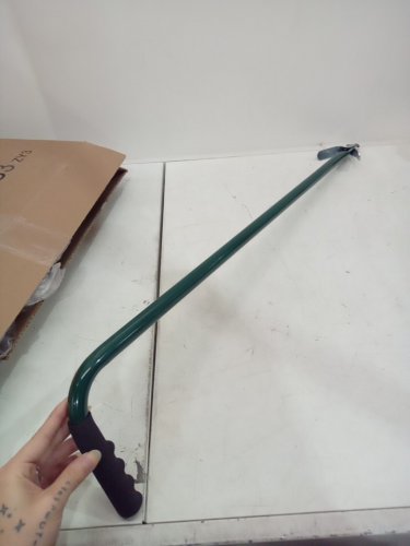 Green Culture Steel Compost Turning Tool - 33" - GREEN image 3