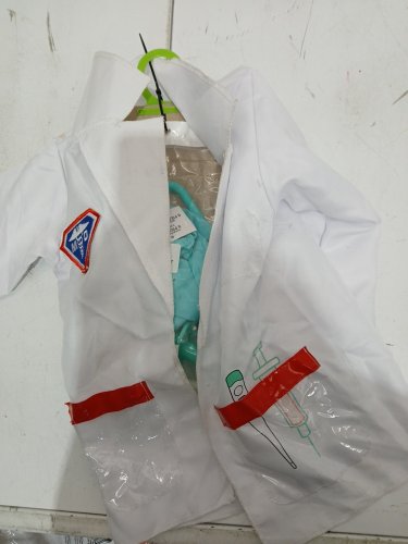 8PC KIDS PALAMON DELIGHTFUL DOCTOR COSTUME - 3-4T - WHITE/TEAL image 2