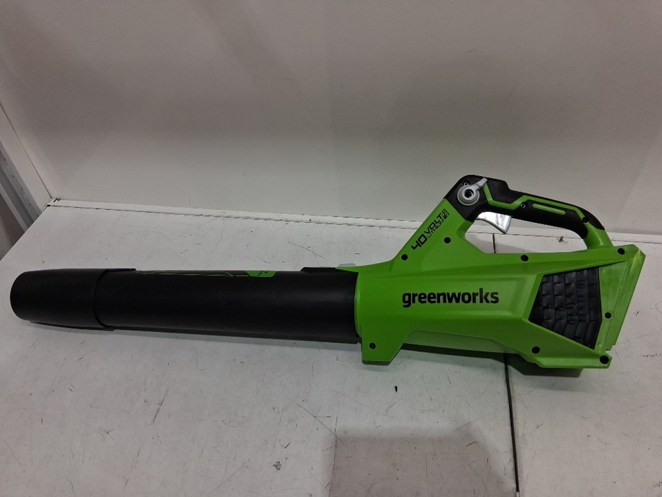 GREENWORKS CORDLESS JET LEAF BLOWER *tool only* - 40V / 125MPH / 450CFM - GREEN (MODEL: blf346) image 5