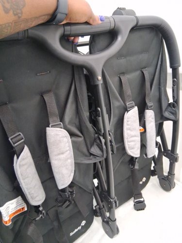 SAFETY 1ST DOUBLE DOUBLE DUO STROLLER - FLINT GREY (MODEL: 01314CFTG) image 6