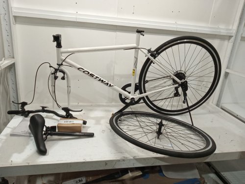 costway adjustable adult 6-speed mountain bike - 26" - white (model: sp38510wh-26) image 3