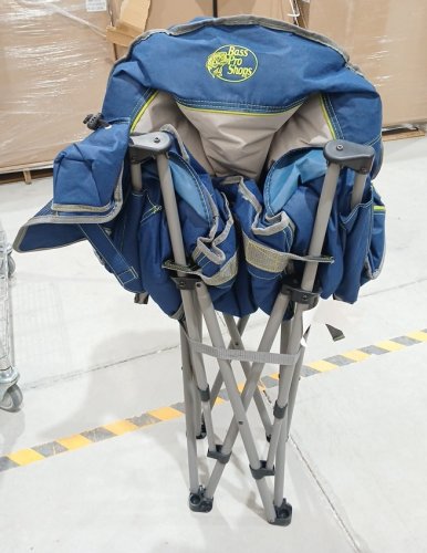 BPS XL PADDED CLUB CHAIR - 500lbs cap - BLUE/GREY (MODEL: FC-332XL/3491209) image 4