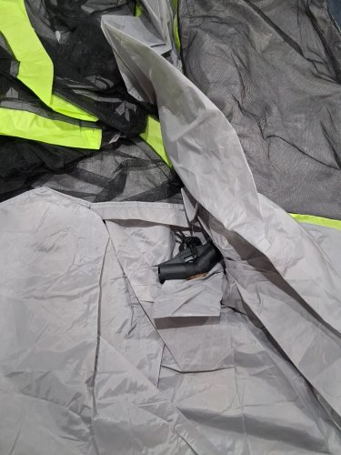 unp 4 - 6 person water and windproof camping tent - 8ft x 7ft x 6ft - navy/grey (model: unp-8772) image 12