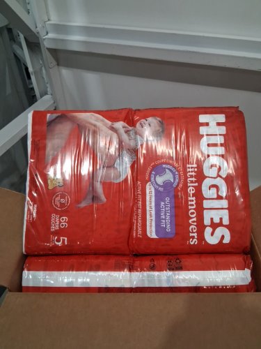 132PK HUGGIES LITTLE MOVERS DIAPERS - SIZE 5 (27+lbs) - DISNEY BABY LION KING (MODEL: 56316) image 3