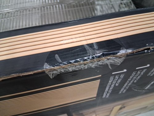 2PK Artika Sonofold Slatted Wall Panels - 8FT X 2FT - Oak and Black finish (MODEL: 96RAT-SF-C10ABL/1949121) image 2
