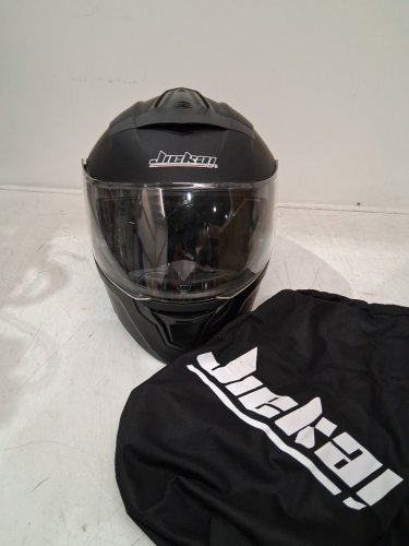 Adult JIEKAI Motorcycle Modular Full Face Flip up Helmet - DOT Approved - large - Matte Black MODEL: JK-912) image 3