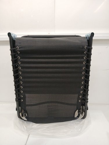 GYMAX Folding outdoor patio sun lounger - 74" x 34" - 330LBS CAP - black (model: np11700) image 5