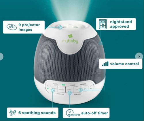 MY BABY HOMEMEDICS SOUND SPA LULLABY (Model:MYB-S305A/MYB-S305B) image 2