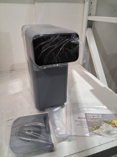 SLEVOO COUNTERTOP REVERSE OSMOSIS WATER FILTER SYSTEM - 4:1 PURE TO DRAIN - 4L CAPACITY - GREY (MODEL: C2-M25) image 4
