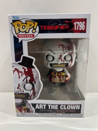 Funko pop! Movies: terrifier 2 - art the clown vinyl figure (#1796) image 2