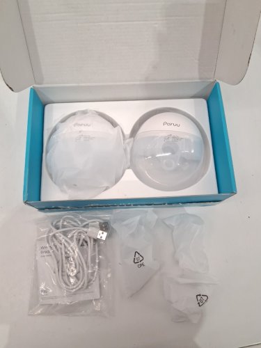 Paruu Hands-Free Breast Pump Wearable, Strong Suction, Low Noise, Electric Breast Pump Portable, Smart Display - white (MODEL:p16) image 3