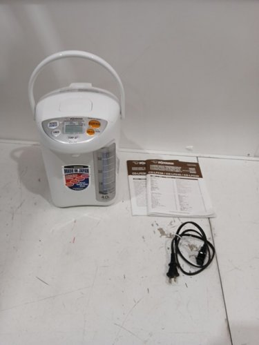 ZOJIRUSHI 4-LITRE MICOM PANORAMA WINDOW WATER BOILER & WARMER - WHITE (MODEL: CD-LFC40) *MADE IN JAPAN* image 3
