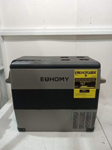 EUHOMY Electric Cooler Refrigerator Fridge/Freezer With APP Control - 55L CAP - 12V - Black/Grey (Model: CF001-55GR-CAEH) image 3