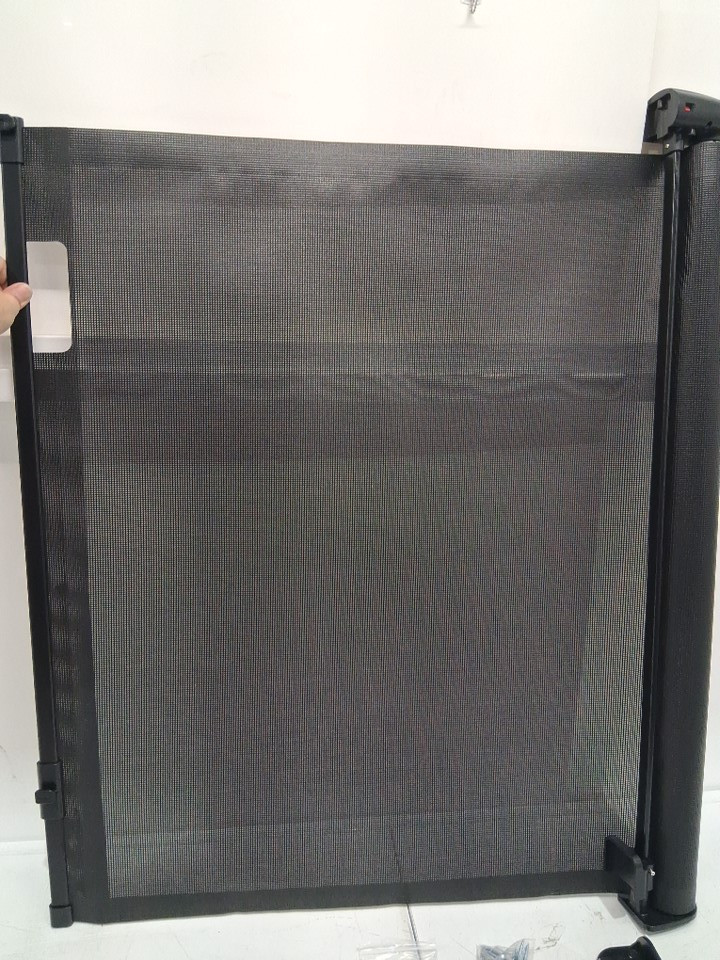 SULISHANG RETRACTABLE MESH BABY GATE/DOG GATE - 33"X55" - BLACK (MODEL: SH20.006B03B) image 4