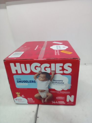 144PK HUGGIES LITTLE SNUGGLERS BABY DIAPERS - SIZE NEWBORN (UP TO 10 LBS) - WINNIE THE POOH image 2