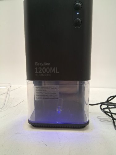 heelay small portable dehumidifier - 40oz - black (model: kw-cs01) image 4