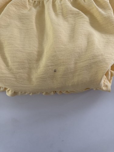 Women's Black bow sleeveless tiered summer dress - MEDIUM - YELLOW (style: 1988121) image 2