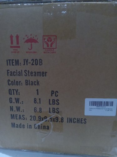 TASALON PROFESSIONAL Ionic Facial steamer for hydration and deep cleaning (model: JY-20B) image 7