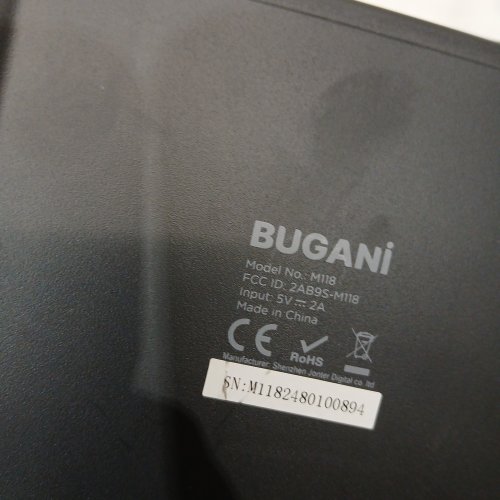 BUGANI portable  Bluetooth Speaker - 80w, ipx7 waterproof - black/orange - (model:M118) image 4