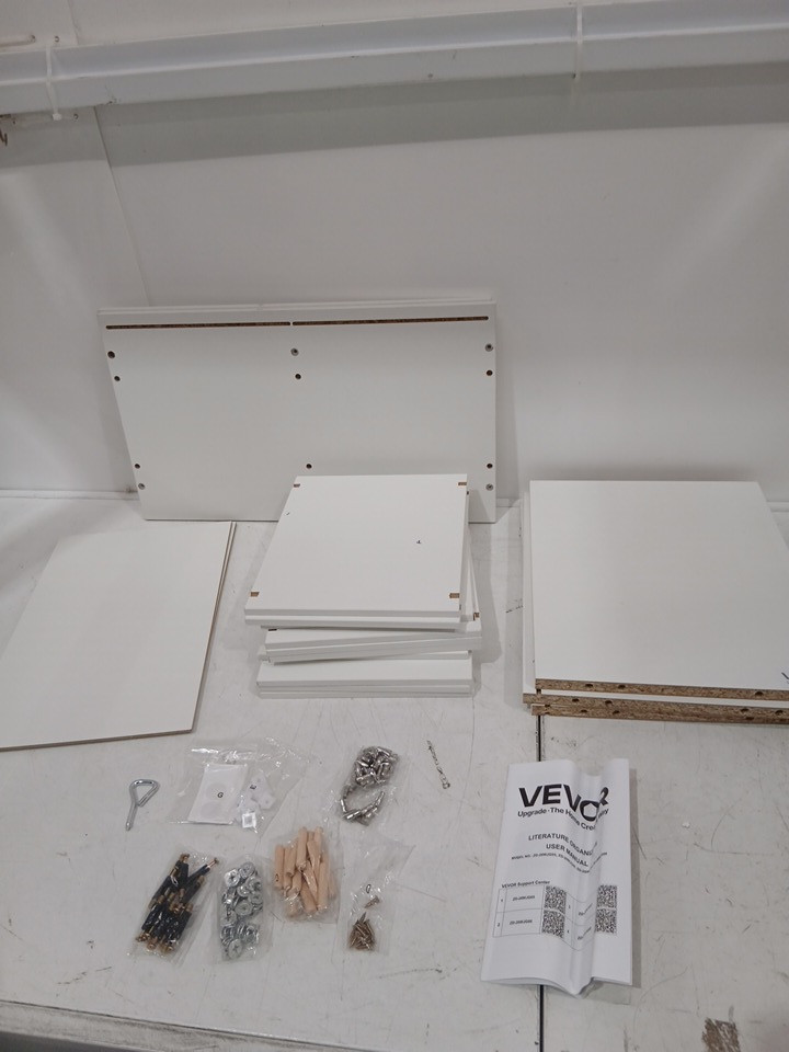 Literature Organizers 12 Compartments Office Mailbox with Adjustable Shelves - 20" x 12" - white - (model: KLFC06) image 3