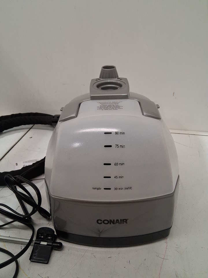 CONAIR UPRIGHT FABRIC ULTIMATE GARMENT CLOTHING STEAMER WITH MICROBAN - SILVER (MODEL: GS28NXC) image 7
