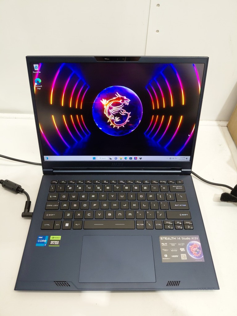 MSI Stealth 14 Studio 14” 165Hz FHD+ Gaming Laptop WITH Intel Core i7-13620H, NVIDIA Geforce RTX 4060, 16GB DDR5, 1TB NVMe SSD, Thunderbolt 4, Win 11 Pro - Star Blue (MODEL: A13VF) image 3