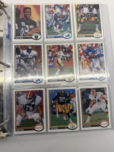 750 APPROX ASSSTD 1991 UPPER DECK NFL FOOTBALL CARDS image 8